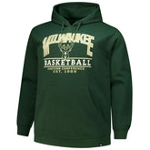 Milwaukee Bucks '47 Good Call Headline Pullover Hoodie Hunter Green - 47 brand