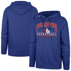 Philadelphia 76ers '47 Big & Tall Good Call Headline Pullover Hoodie Royal - 47 brand