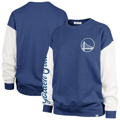 Golden State Warriors '47 Women's Plus Size Oversized Rise Andie Pullover Sweatshirt Royal - 47 brand