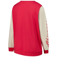 Chicago Bulls '47 Women's Plus Size Oversized Rise Andie Pullover Sweatshirt Red - 47 brand