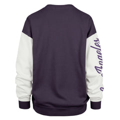 Los Angeles Lakers '47 Women's Plus Size Oversized Rise Andie Pullover Sweatshirt Purple - 47 brand