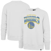 Golden State Warriors '47 Big & Tall Spotlight Headline Pullover Sweatshirt Cream - 47 brand