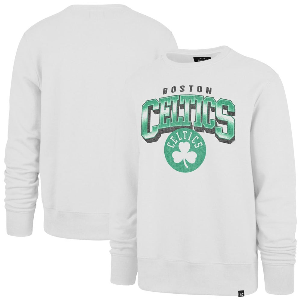 Boston Celtics '47 Big & Tall Spotlight Headline Pullover Sweatshirt Cream - 47 brand