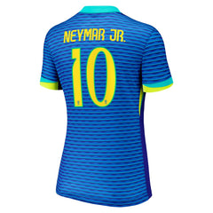 Neymar Jr. Brazil National Team Women's 2024 Away Stadium Replica Player Jersey – Blue - Nike on sale