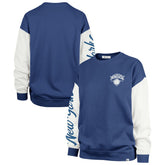 New York Knicks '47 Women's Rise Andie Oversized Pullover Sweatshirt Blue - 47 brand