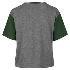 Milwaukee Bucks '47 Women's Rise Clubhouse Ziggy Color Block T-Shirt Gray - 47 brand outlet