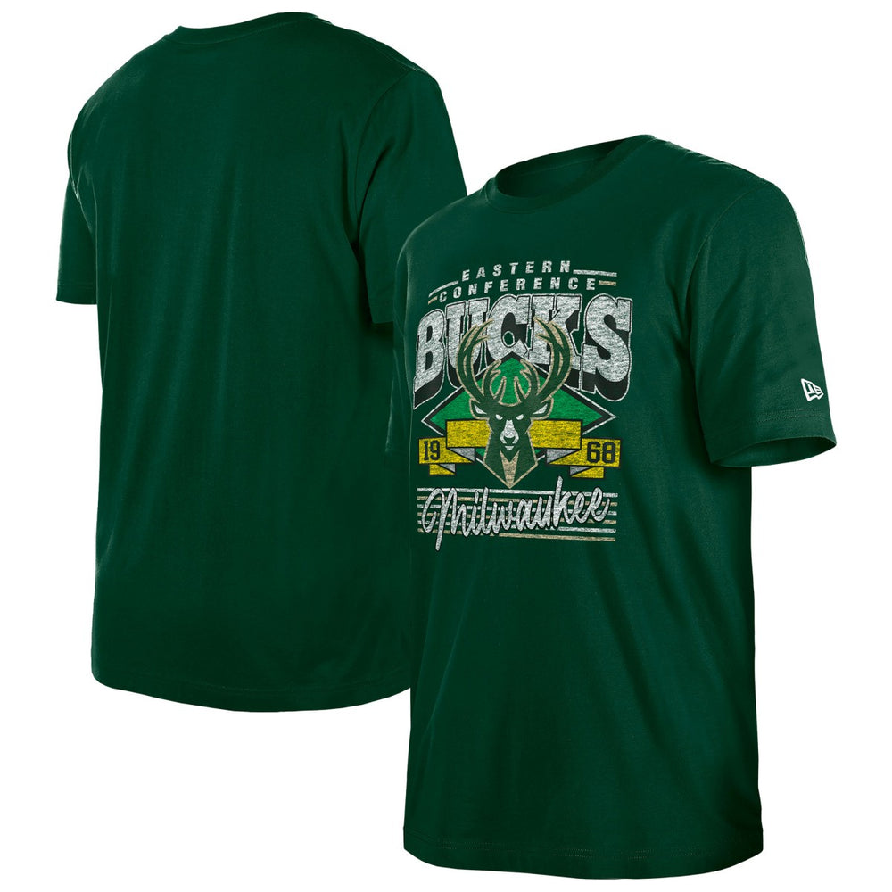 Milwaukee Bucks Sport Classics T-Shirt Hunter Green - New Era