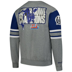Indianapolis Colts All Over 4.0 Vintage Logo Pullover Sweatshirt - Heather Gray Pullover