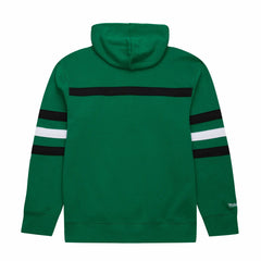 New York Jets Vintage Logo Head Coach Fleece Pullover Hoodie - Kelly Green Hoodies