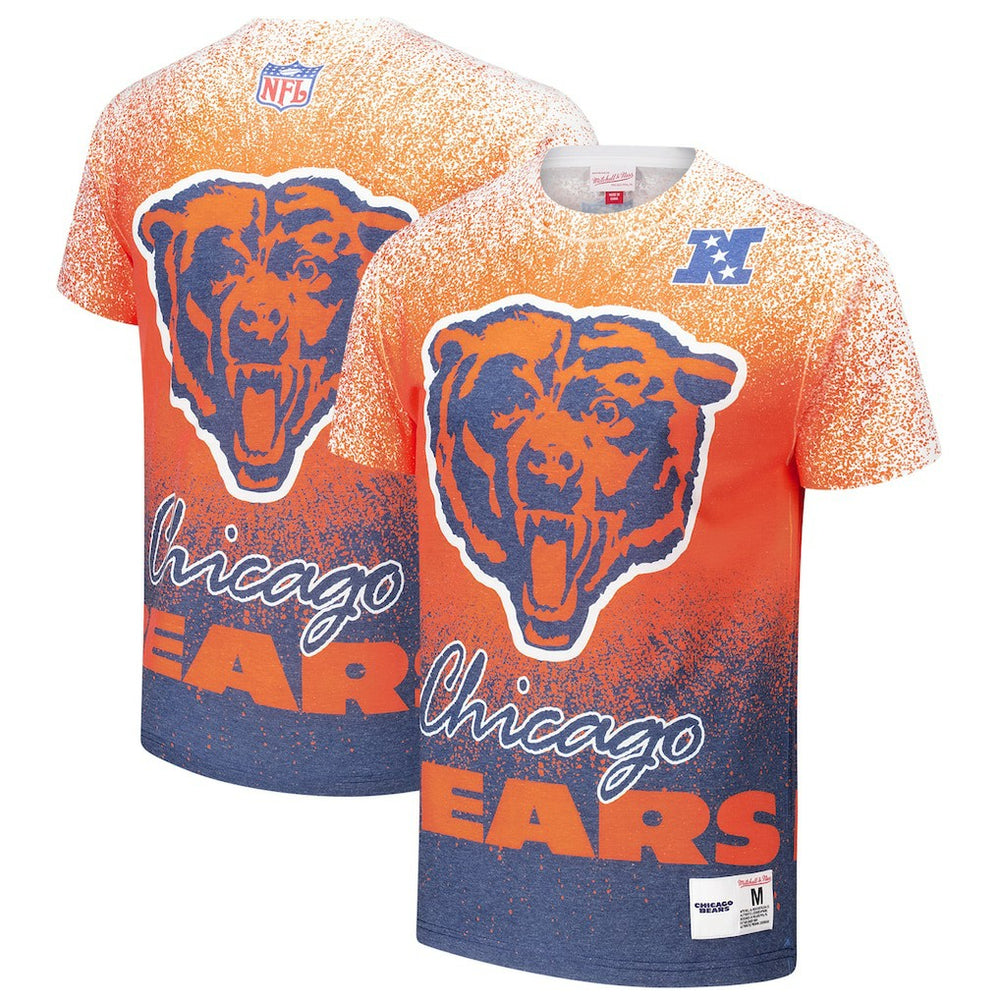 Chicago Bears Team Burst Vintage Logo T-Shirt - White T-shirts