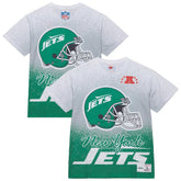 New York Jets Team Burst Vintage Logo T-Shirt - White T-shirts