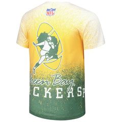 Green Bay Packers Team Burst Vintage Logo T-Shirt - White T-shirts