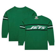 New York Jets Throwback 1984 Pullover Sweater - Green Pullover
