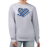 Winnipeg Jets G-III 4Her by Carl Banks Women's Heart Graphic Pullover Sweatshirt - Heather Gray | US 201411316