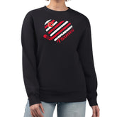 Calgary Flames G-III 4Her by Carl Banks Women's Heart Graphic Pullover Sweatshirt - Black | US 201411319