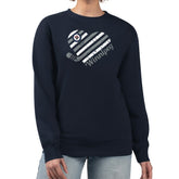 Winnipeg Jets G-III 4Her by Carl Banks Women's Heart Graphic Pullover Sweatshirt - Navy | US 201411344