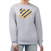 Nashville Predators G-III 4Her by Carl Banks Women's Heart Graphic Pullover Sweatshirt - Heather Gray | US 201411378