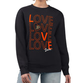 Anaheim Ducks G-III 4Her by Carl Banks Women's Lots Of Love Team Logo Graphic Pullover Sweatshirt - Black | US 201411572