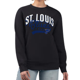 St. Louis Blues G-III 4Her by Carl Banks Women's Filigree Team Graphic Fleece Pullover Sweatshirt - Black | US 201411619