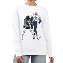 Winnipeg Jets G-III 4Her by Carl Banks Women's Hockey Girls Team Graphic Fleece Pullover Sweatshirt - White | US 201411705