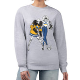 Buffalo Sabres G-III 4Her by Carl Banks Women's Hockey Girls Team Graphic Fleece Pullover Sweatshirt - Heather Gray | US 201411712