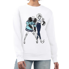 Seattle Kraken G-III 4Her by Carl Banks Women's Hockey Girls Team Graphic Fleece Pullover Sweatshirt - White | US 201411714