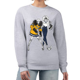 Nashville Predators G-III 4Her by Carl Banks Women's Hockey Girls Team Graphic Fleece Pullover Sweatshirt - Heather Gray | US 201411742
