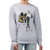 Vegas Golden Knights G-III 4Her by Carl Banks Women's Hockey Girls Team Graphic Fleece Pullover Sweatshirt - Heather Gray | US 201411750