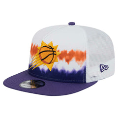 Phoenix Suns Dip-Dye 9FIFTY A-Frame Trucker Snapback Hat White/Purple - New Era