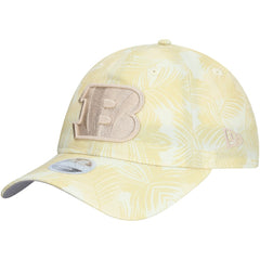 Cincinnati Bengals New Era Women's Frond 9TWENTY Adjustable Hat - Cream Hats