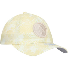 Pittsburgh Steelers New Era Women's Frond 9TWENTY Adjustable Hat - Cream Hats