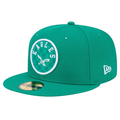 Philadelphia Eagles New Era Checkered 59FIFTY Fitted Hat - Kelly Green Hats
