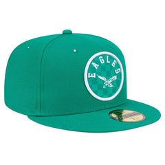 Philadelphia Eagles New Era Checkered 59FIFTY Fitted Hat - Kelly Green Hats