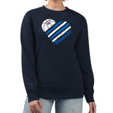 Oklahoma City Thunder G-III 4Her by Carl Banks Women's Heart Graphic Fleece Pullover Sweatshirt Navy