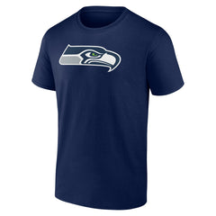 Seattle Seahawks Father's Day #1 Dad T-Shirt - College Navy T-shirts
