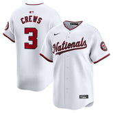 Dylan Crews Washington Nationals Nike Home Limited Player Jersey - White Jerseys