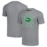 New York Jets Homage Unisex Arch T-Shirt - Gray T-shirts