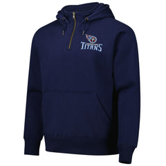 Tennessee Titans Dunbrooke Unisex Defender Quarter-Zip Hoodie - Navy Hoodies