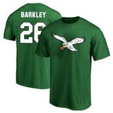 Saquon Barkley Philadelphia Eagles Big & Tall Player Name & Number T-Shirt - Kelly Green T-shirts