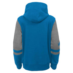 Detroit Lions Preschool Stadium Color Block Full-Zip Hoodie - Blue Hoodies