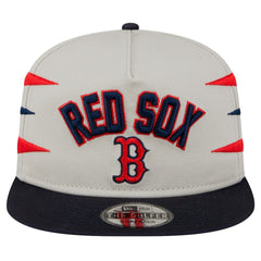 Boston Red Sox New Era Iron Golfer Snapback Hat - Cream Hats