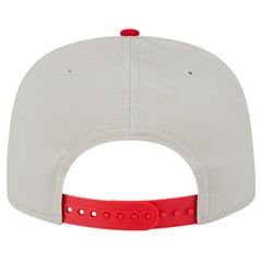 Cincinnati Reds New Era Iron Golfer Snapback Hat - Cream Hats