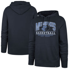 Memphis Grizzlies '47 Unisex Good Call Headline Pullover Hoodie Navy - 47 brand outlet