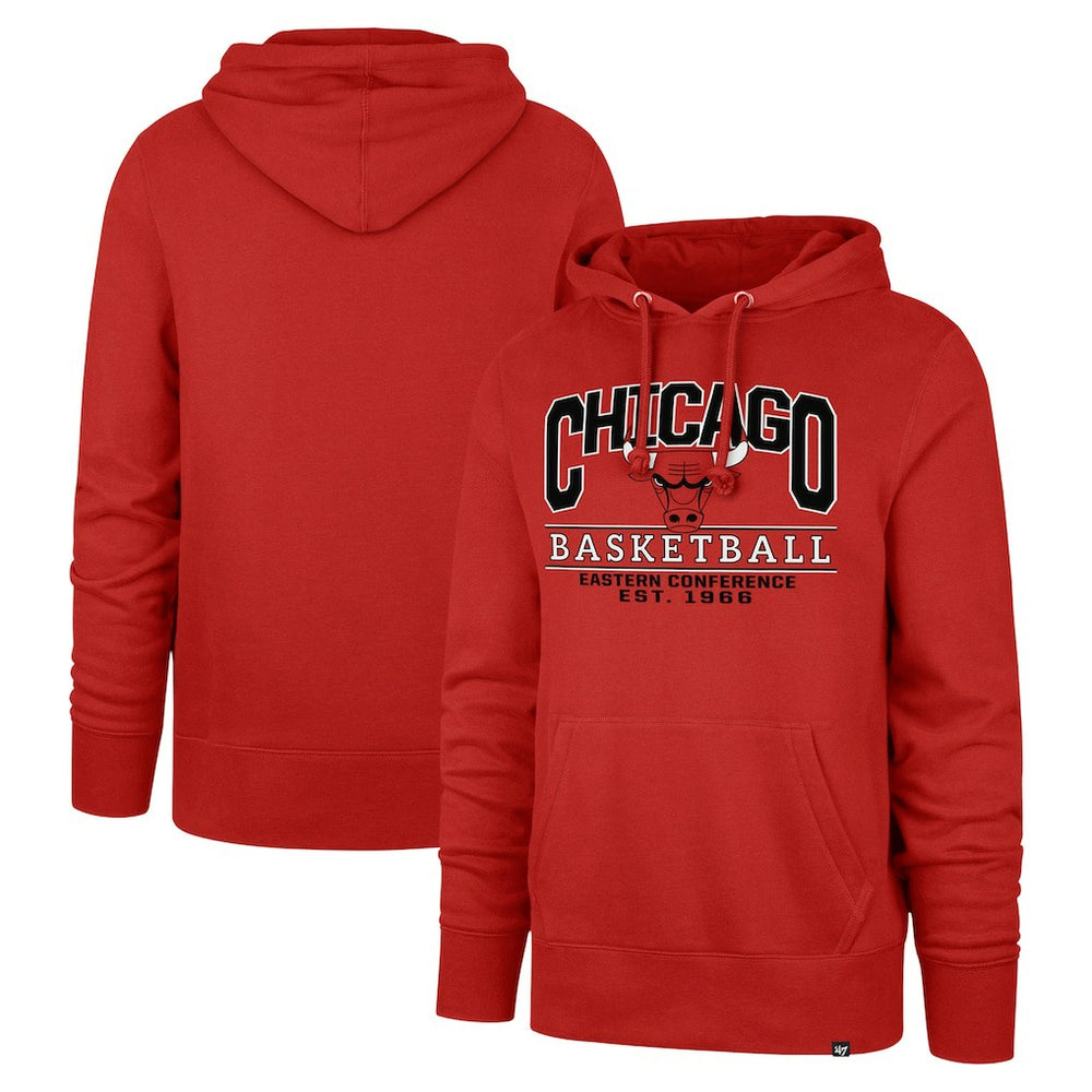 Chicago Bulls '47 Unisex Good Call Headline Pullover Hoodie Red - 47 brand