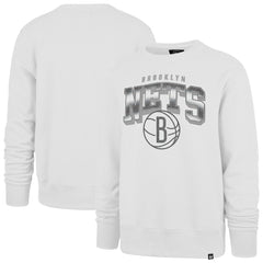 Brooklyn Nets '47 Spotlight Headline Pullover Sweatshirt White - 47 brand