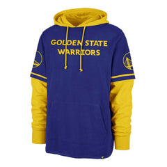 Golden State Warriors '47 Trifecta Shortstop Pullover Hoodie Royal - 47 brand