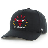 Chicago Bulls '47 Champs Global Star Hitch Adjustable Hat Black - 47 brand