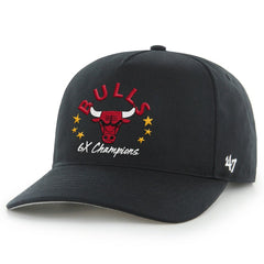 Chicago Bulls '47 Champs Global Star Hitch Adjustable Hat Black - 47 brand