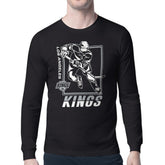 Los Angeles Kings Starter Player Grid Long Sleeve T-Shirt - Black | US 201424493