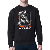 Anaheim Ducks Starter Player Grid Fleece Pullover Sweatshirt - Black | US 201424746